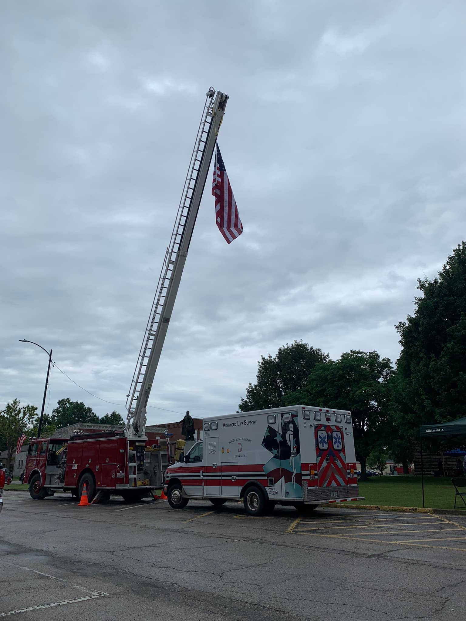 Greene Co American Flag